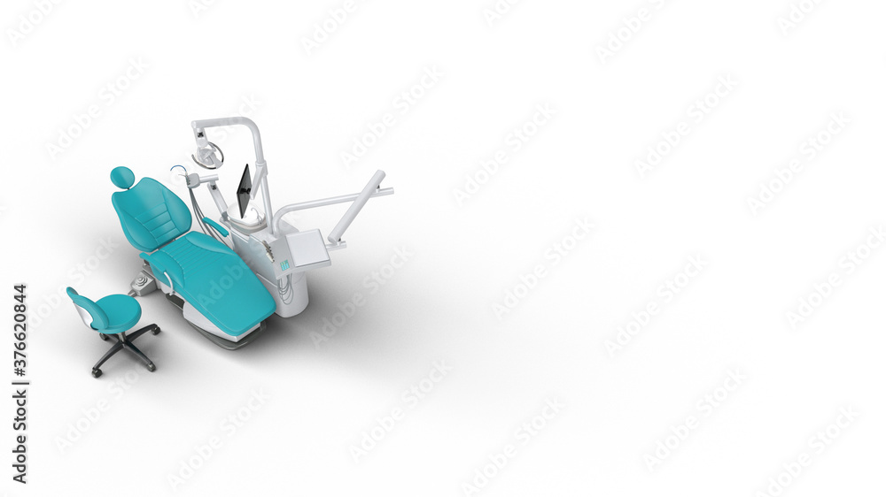 Modern dental clinic 歯科 病院 診療所 3D Rendering