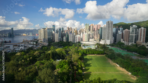 Victoria Park in Causeway Bay, Hong Kong.