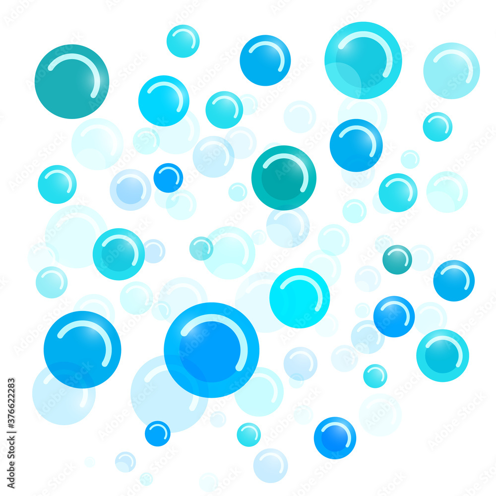 Bubbles Background Vector Design