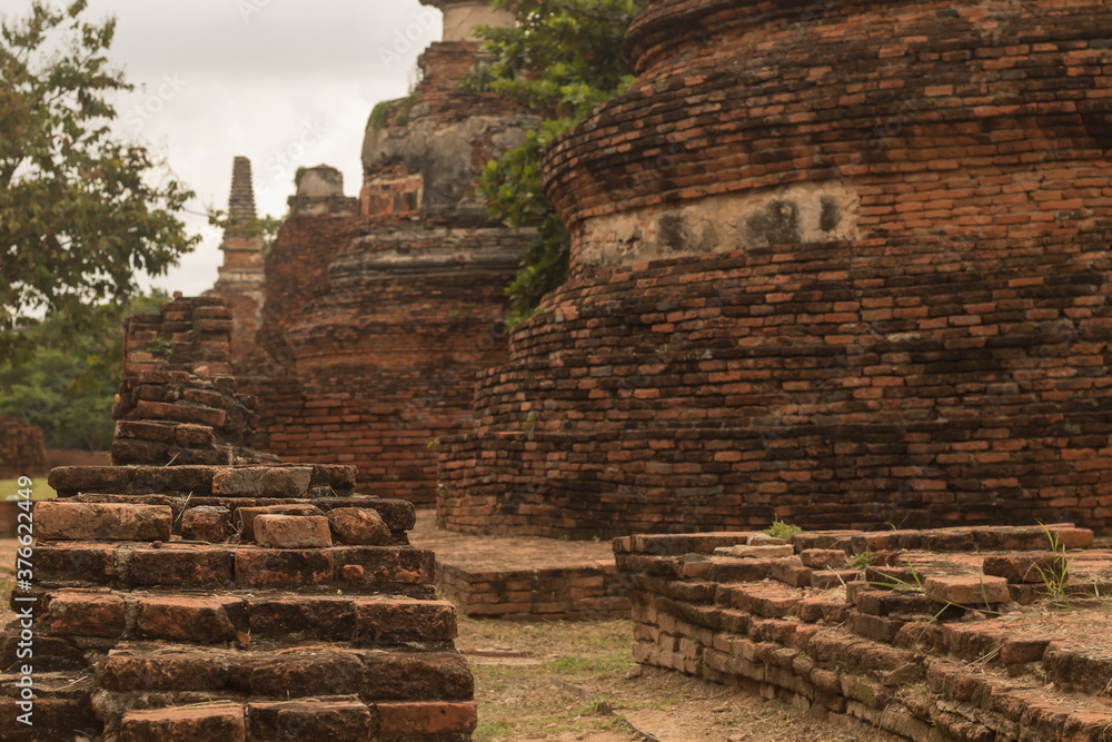 Ruins of an ancient city in Thai history