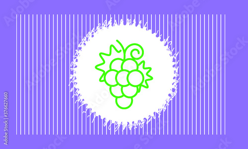 grape icon vector
