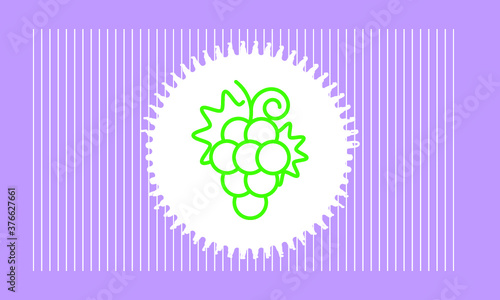 grape icon vector