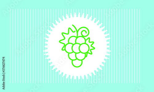grape icon vector