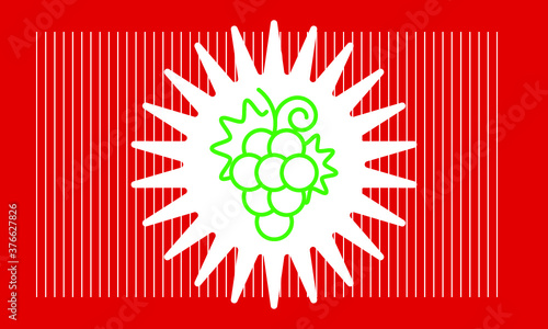 grape icon vector
