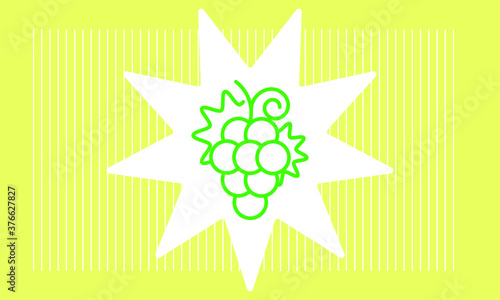 grape icon vector
