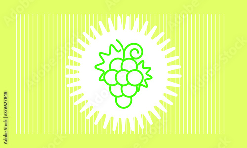grape icon vector
