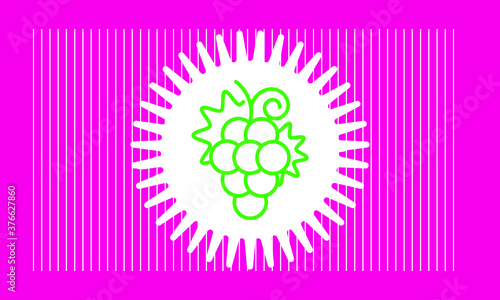 grape icon vector
