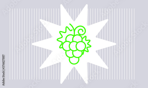 grape icon vector