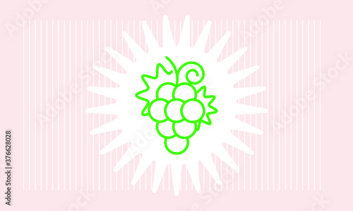 grape icon vector