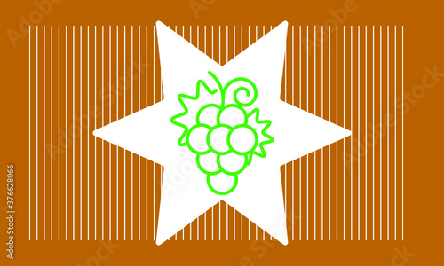 grape icon vector
