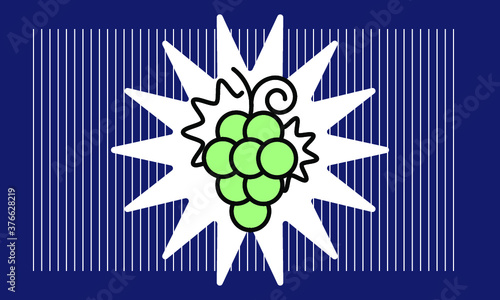 grape icon vector