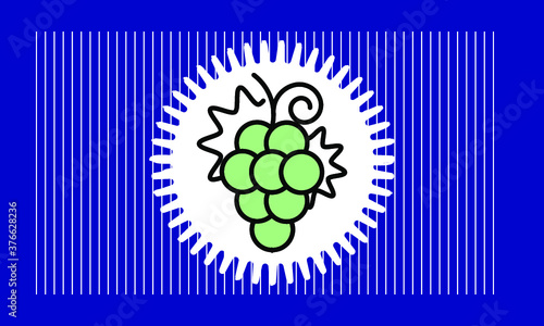 grape icon vector