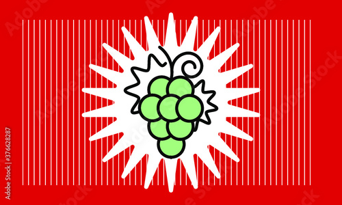 grape icon vector