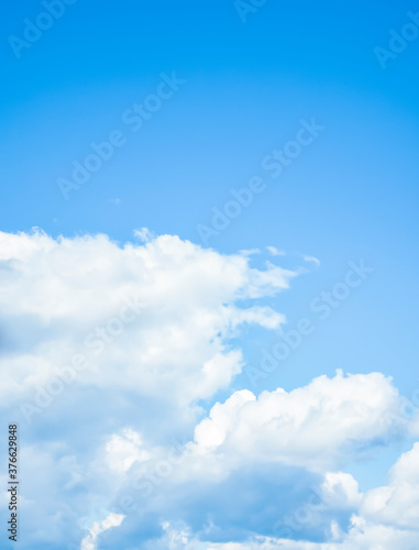 Photography light blue sky with clouds