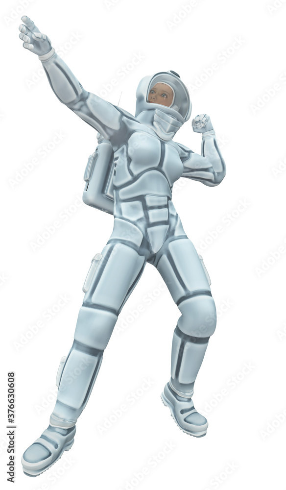 Astronautin, Freisteller Astronautin, Freisteller