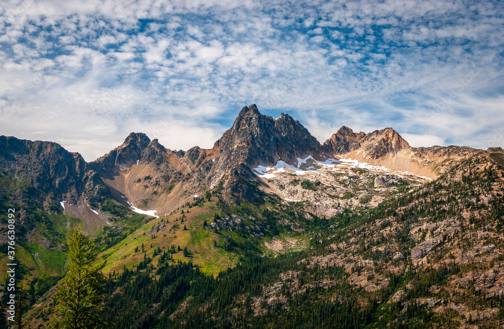 mountain landscape in the morning mountain landscape in the morning