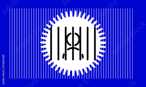 prison icon vector 