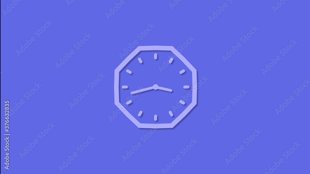 Amazing counting down 12 hours clock icon on blue background,Beautiful clock icon Amazing counting down 12 hours clock icon on blue background,Beautiful clock icon