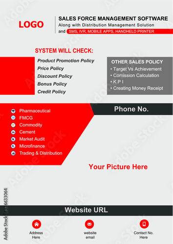 Sales force management isometric landing page. Developing sales force, coordinating sales operations and data analysis isometry Magazine or Leaflet. Brochure flat template, vector illustration