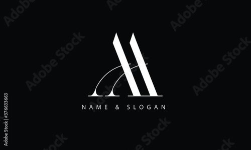 AA, A abstract letters logo monogram