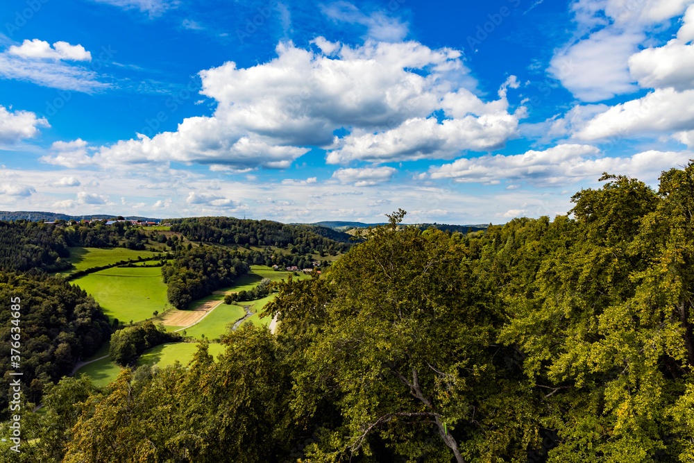 Fototapeta premium Blick in die Landschaft