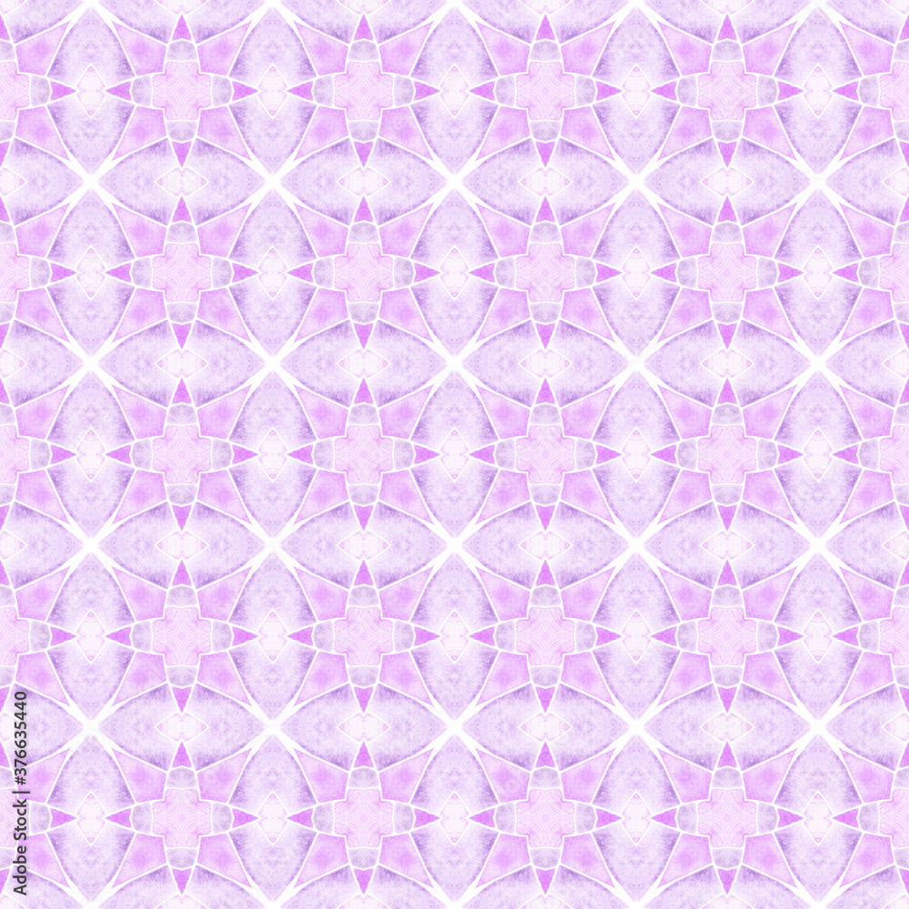 Hand drawn green mosaic seamless border. Purple Hand drawn green mosaic seamless border. Purple