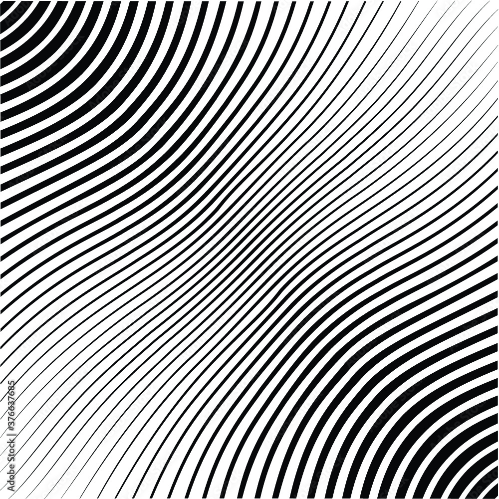 Abstract warped Diagonal Striped Background . Vector curved twisted slanting, waved lines texture
Abstract warped Diagonal Striped Background . Vector curved twisted slanting, waved lines texture