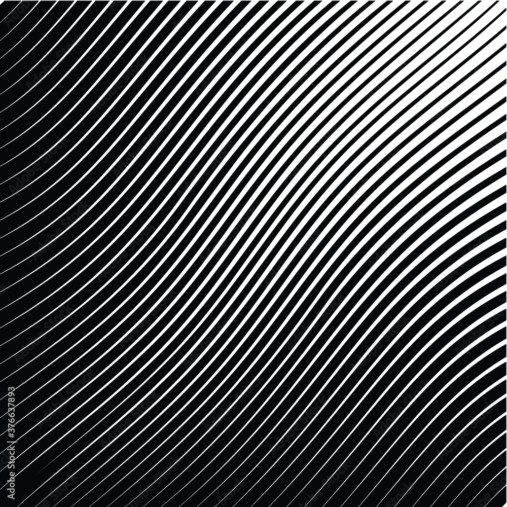 Abstract warped Diagonal Striped Background . Vector curved twisted slanting, waved lines texture
Abstract warped Diagonal Striped Background . Vector curved twisted slanting, waved lines texture