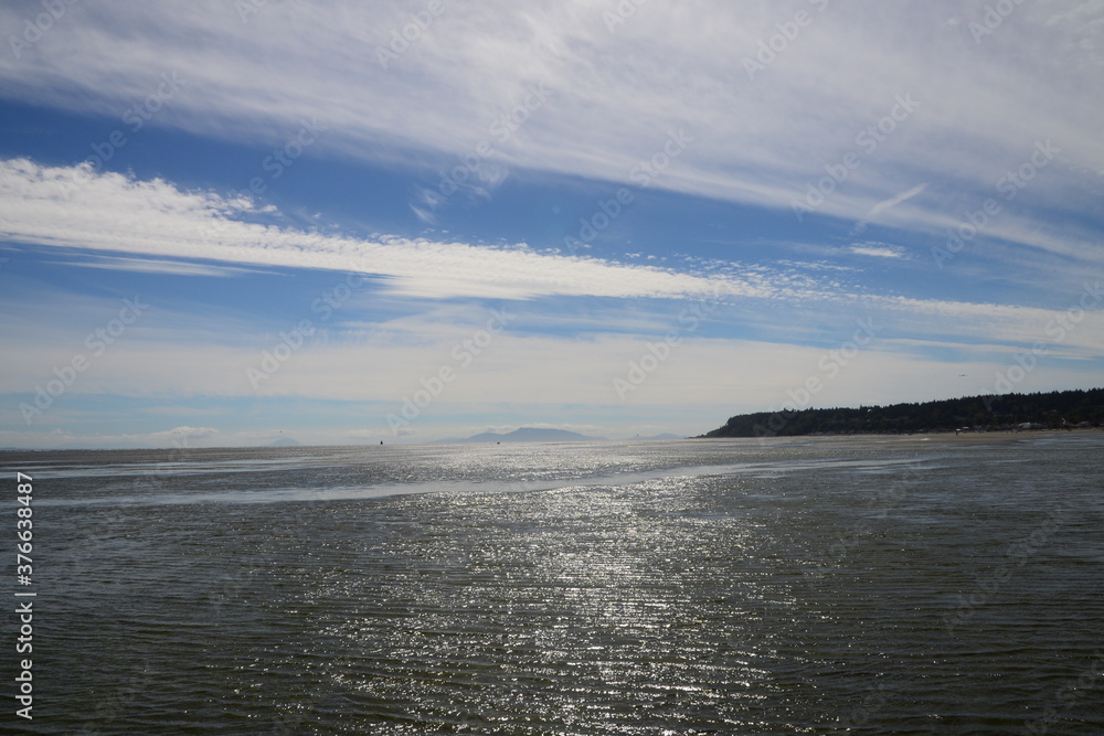 Nice view of the sea and the sky Nice view of the sea and the sky