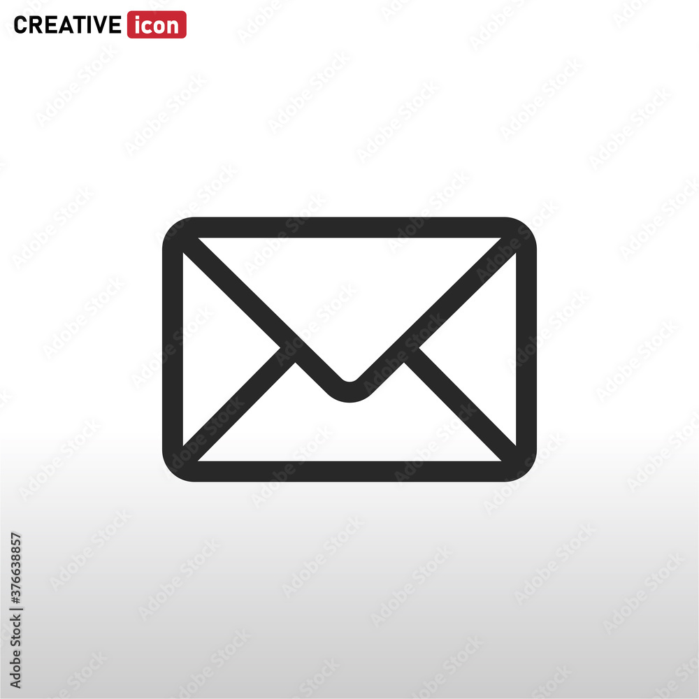Email icon vector . Mail sign Email icon vector . Mail sign