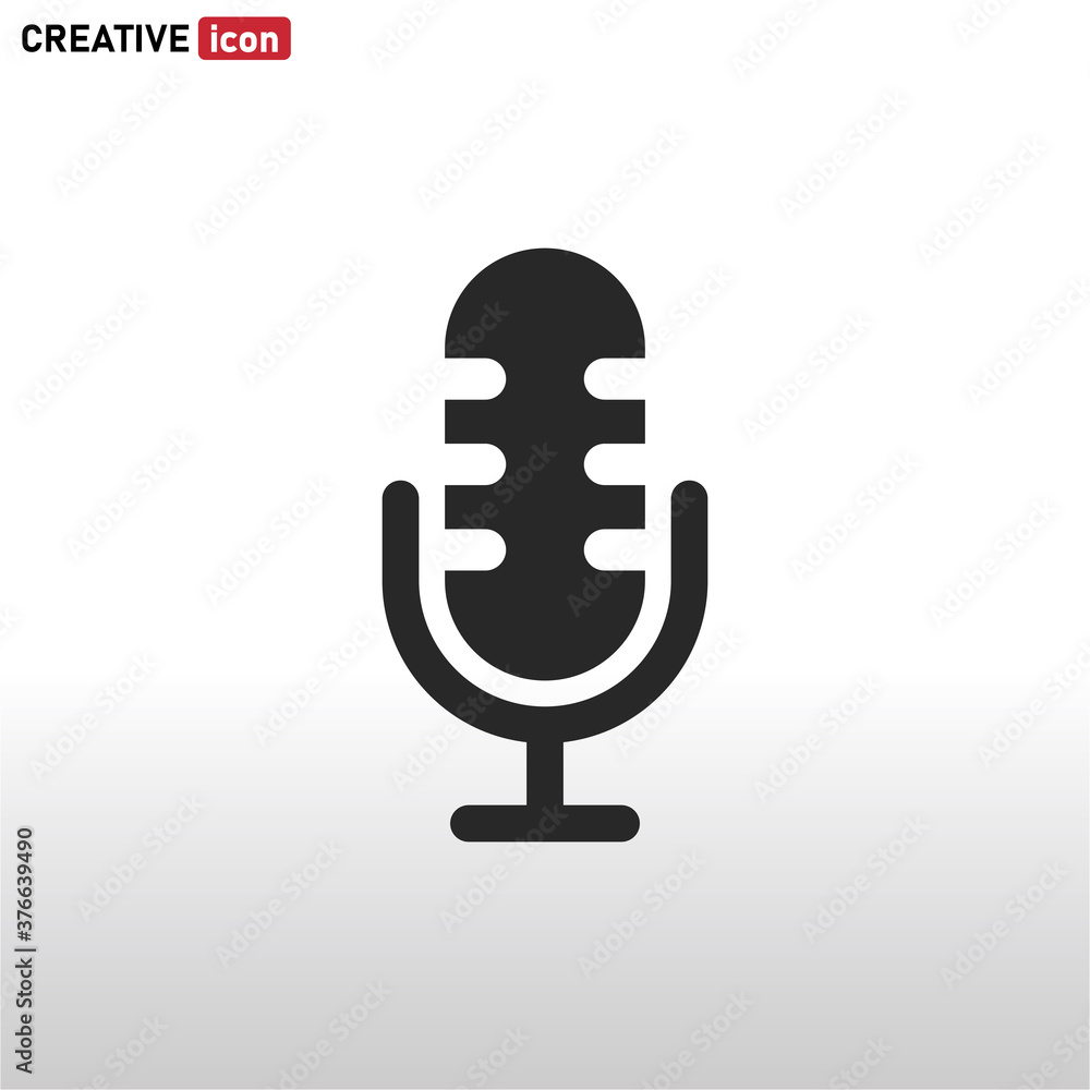 Microphone icon vecor eps 10 Microphone icon vecor eps 10