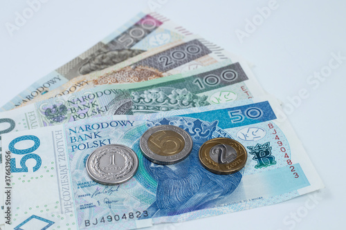 Zbliżenie na polskie pieniądze