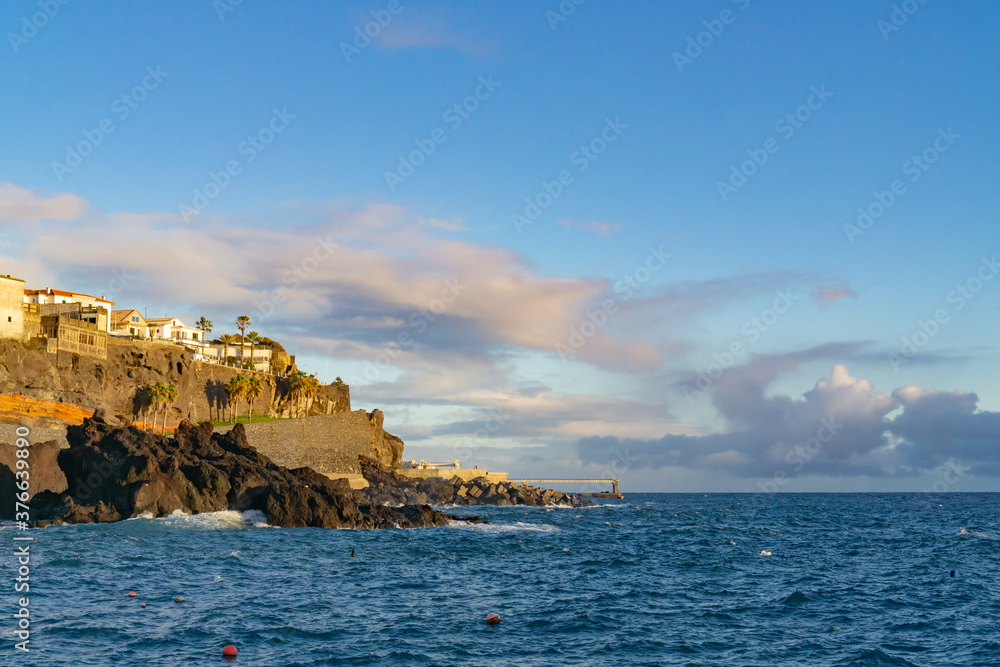 The fishing village of Camara de Lobos in Madeira, Portugal