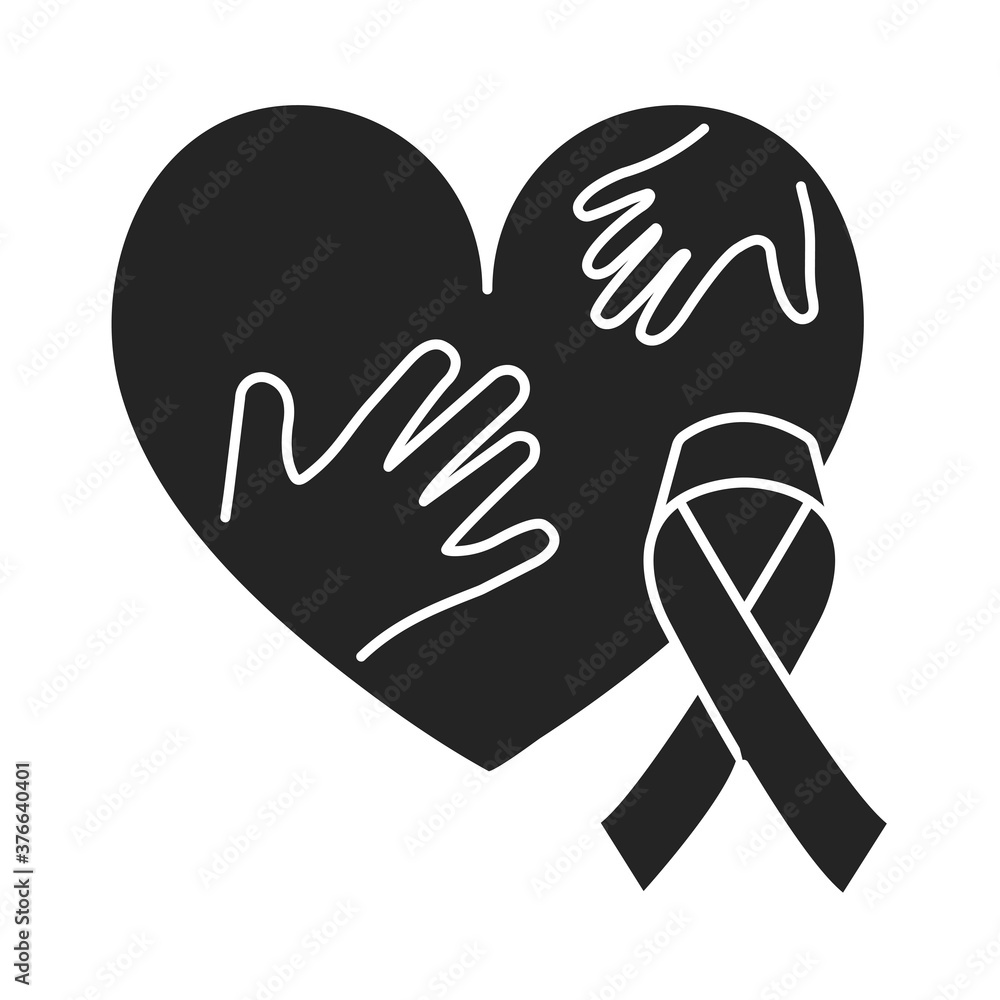 Obraz premium Pediatric oncology black glyph icon. Cancer treatment in children. Pictogram for web page, mobile app, promo. UI UX GUI design element