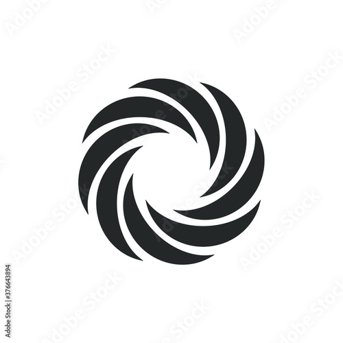 illustration vector graphic of spiral design