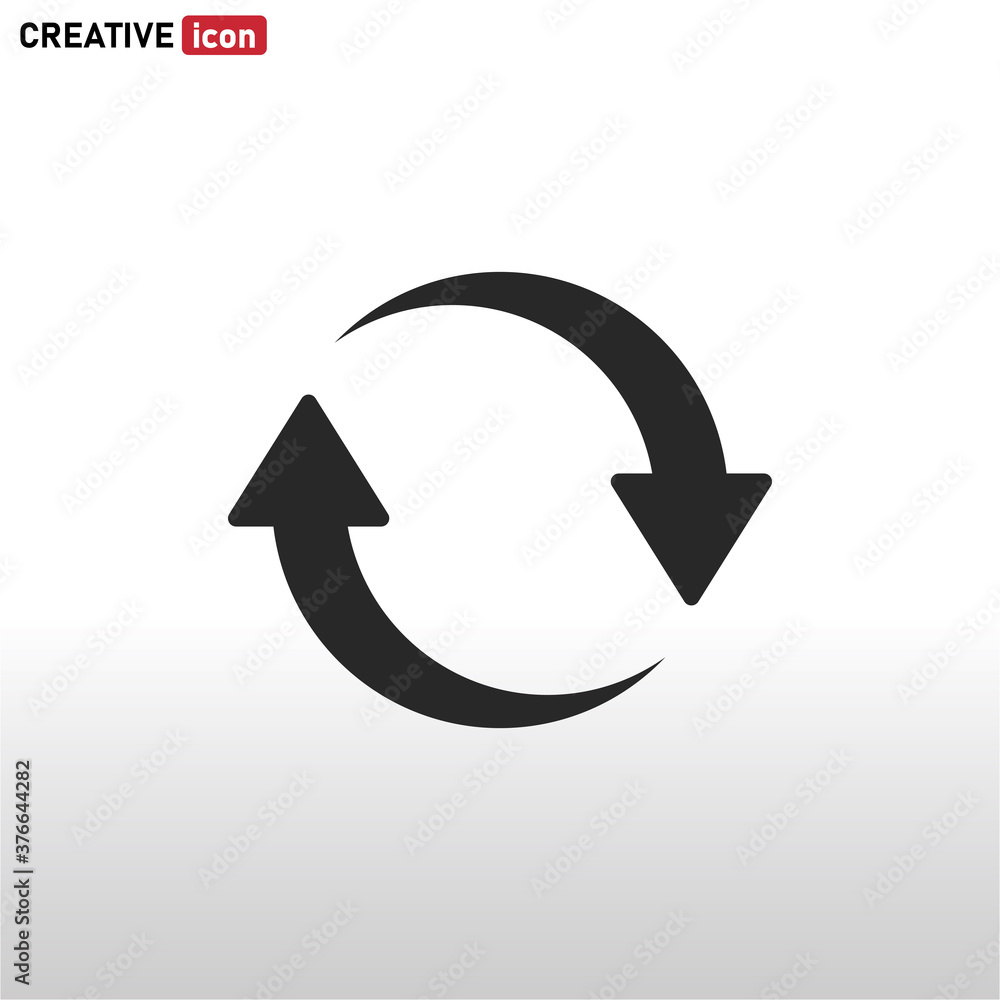Update icon vector . Refresh sign . Reload Update icon vector . Refresh sign . Reload