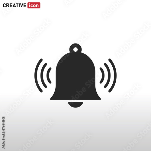 Bell icon vector . notification sign