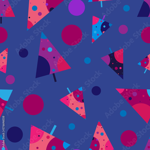Abstract repeating Christma...