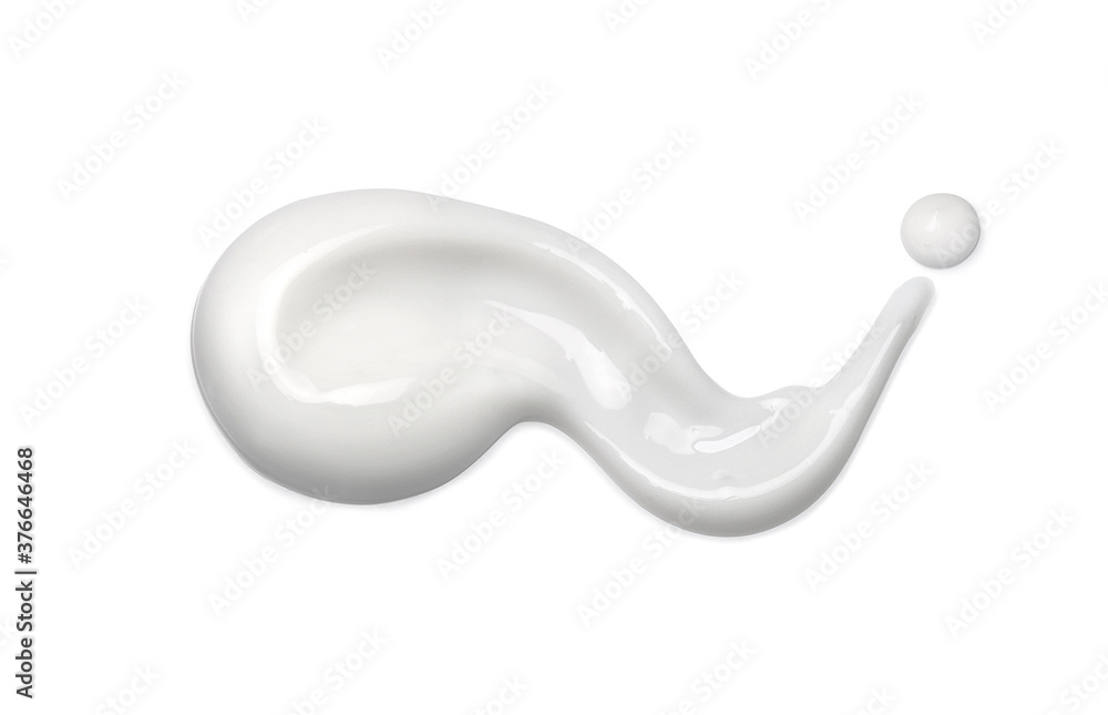 Cosmetic cream isolated on white Cosmetic cream isolated on white
