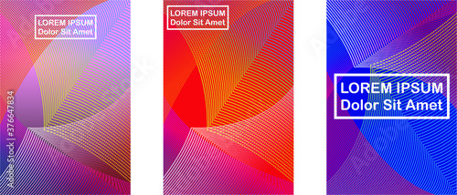 Minimal template . Geometric lines patterns with edges. angels. halftone poster. Banner backgrounds. line shape patterns . header elements. cover templates. © Usman