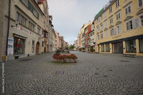 Altstadt Lindau am frühen Morgen