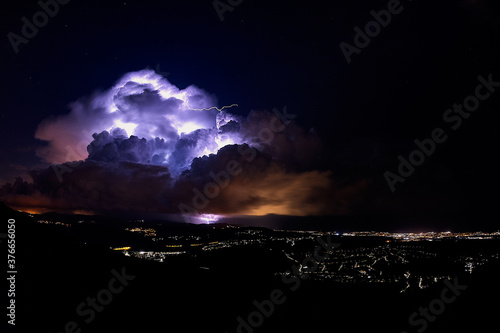 Tempesta sobre el Garraf photo