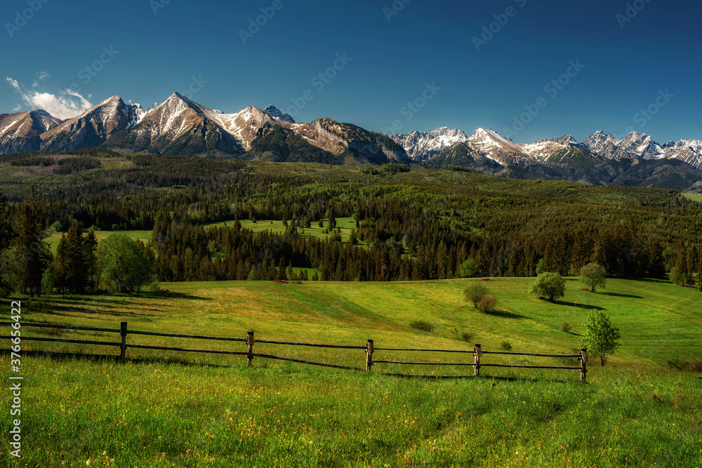 Panorama na Tatry