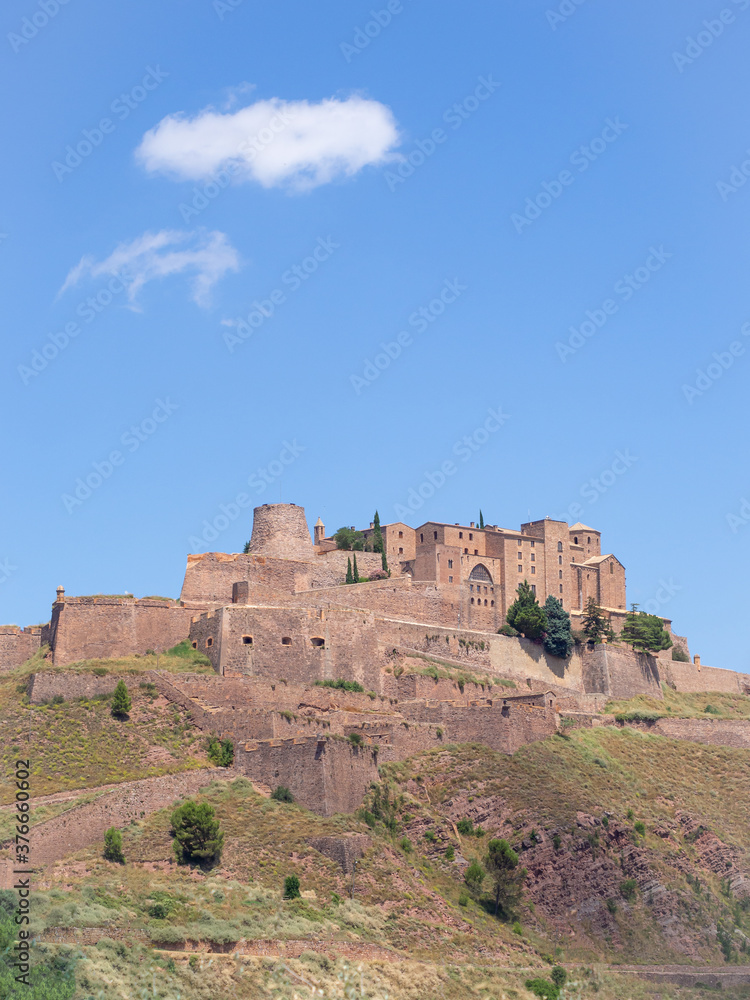 Castle of Cardona, Spain. Romanesque and Gothic style.