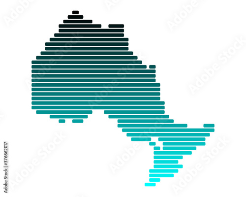 Karte von Ontario