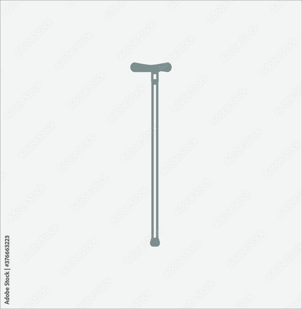 orthopedic stick simple icon. illustration for web and mobile design.