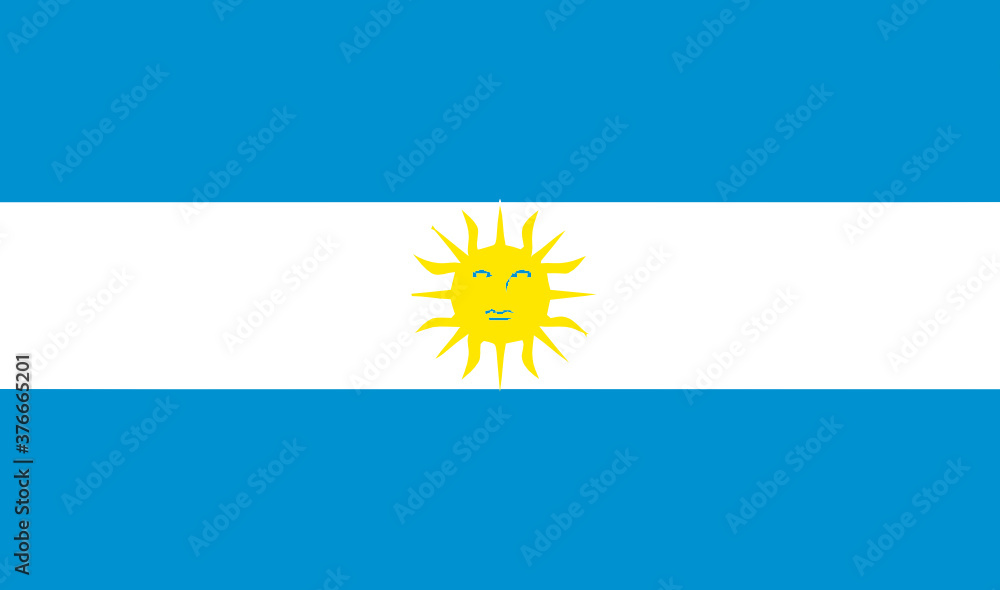 Fototapeta premium BANDERA Argentina