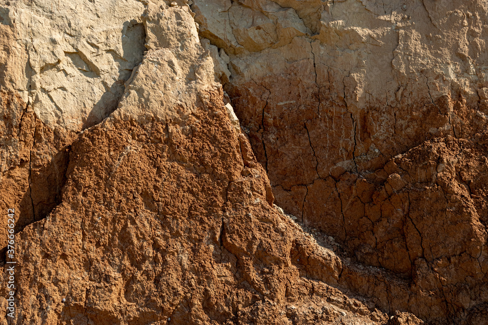 Obraz premium Soil cut texture