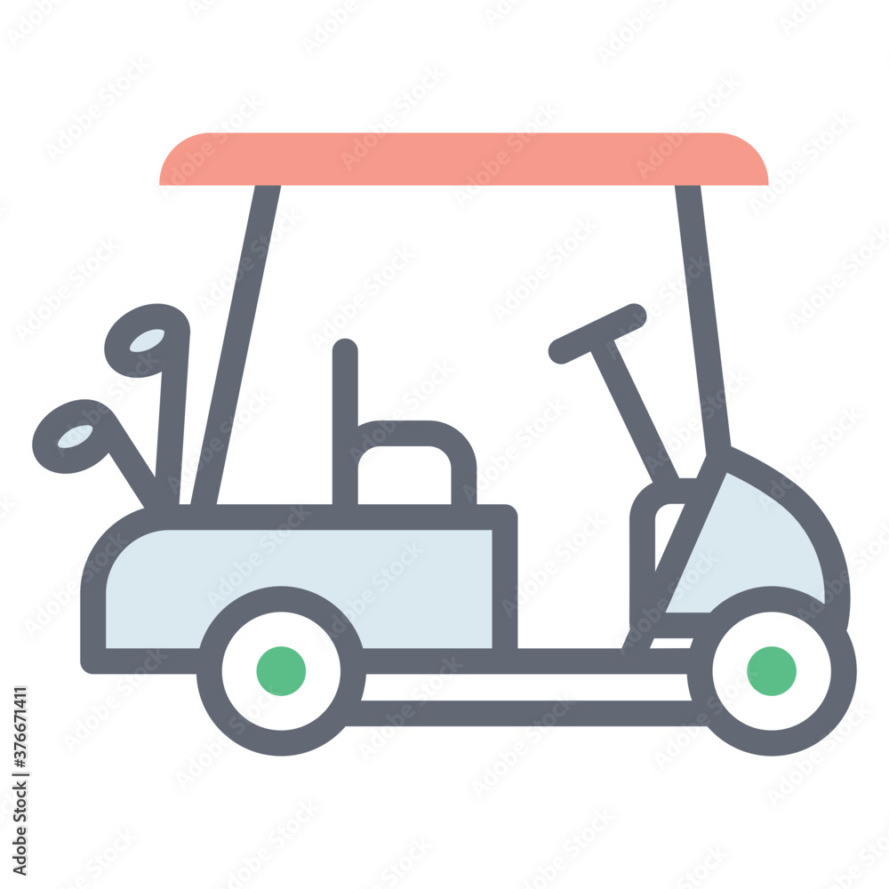 Fototapeta premium Golf Cart 