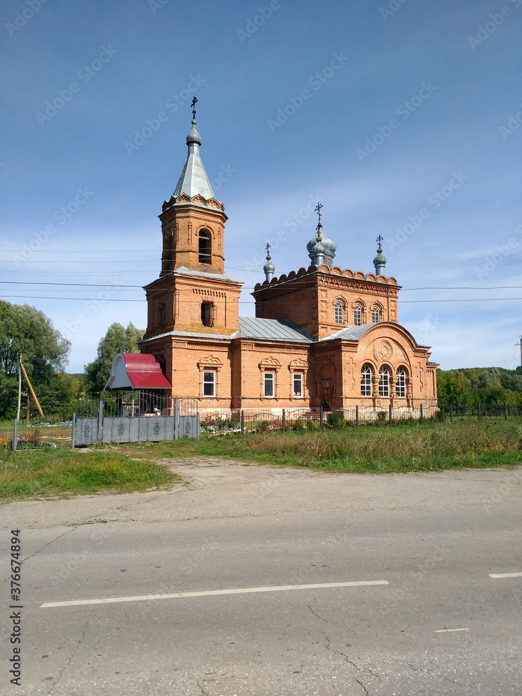 old church in the village